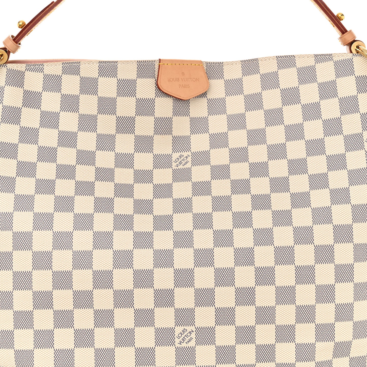 Damier Azur Graceful MM Rose Ballerine