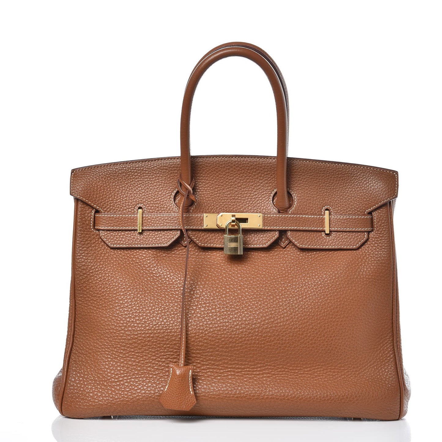 Taurillon Clemence Birkin 35 Gold
