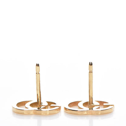 Gucci 18K Yellow Gold GG Tissue Stud Earrings 3 of 6