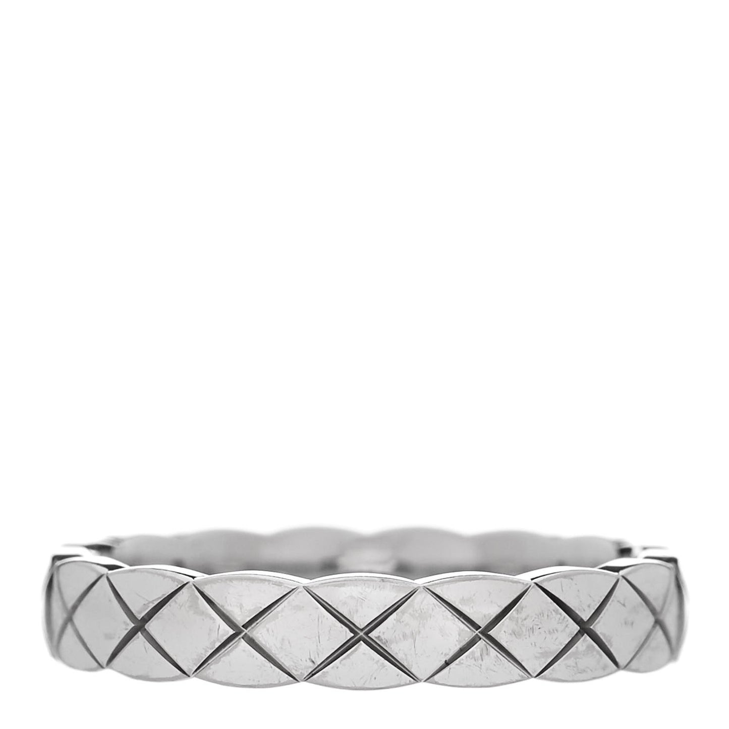 18K White Gold Mini Coco Crush Ring 48 4.5