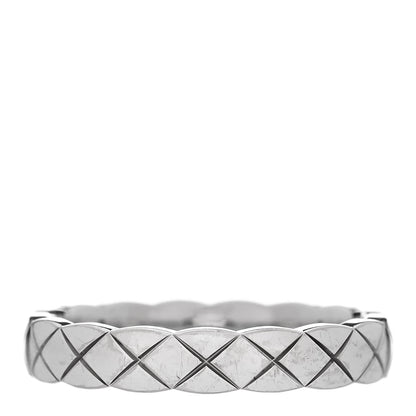 Chanel 18K White Gold Mini Coco Crush Ring 48 4.5 3 of 5
