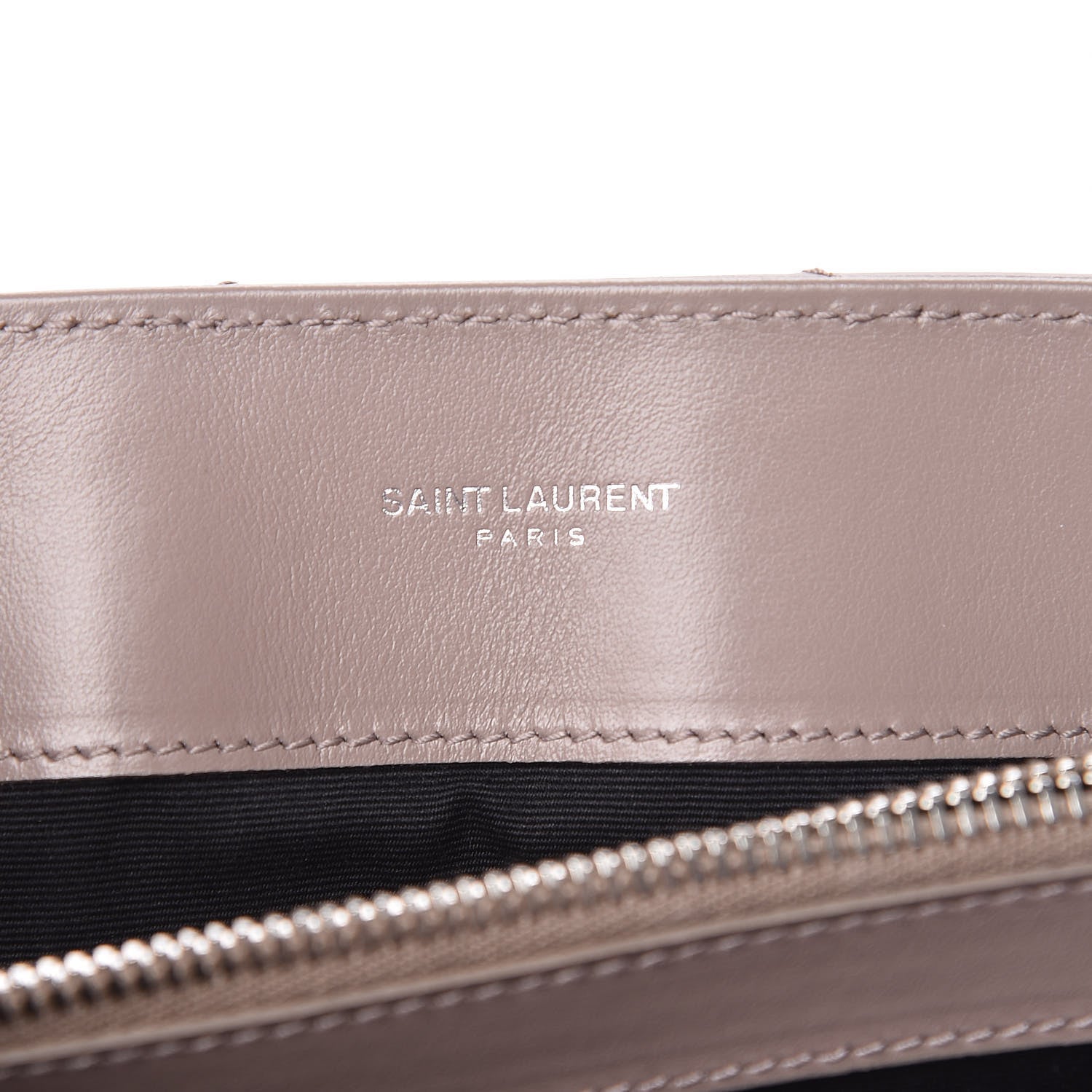 Saint Laurent Calfskin Y Quilted Monogram Medium Loulou Chain Satchel Mink 6 of 9