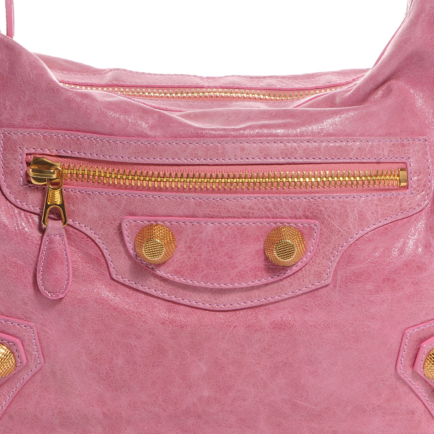 Agneau Giant 21 Gold Hardware Hobo Bubblegum