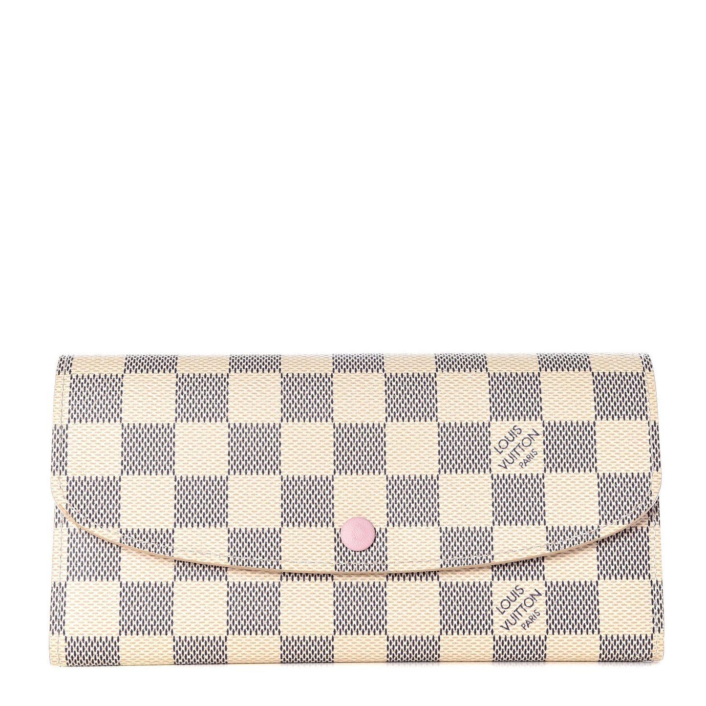 Damier Azur Emilie Wallet Rose Ballerine