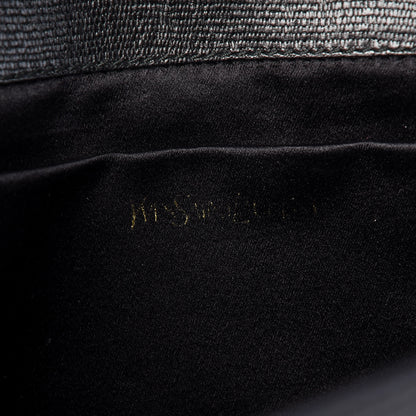 Saint Laurent Textured Calfskin Classic Y Ligne Clutch Black 6 of 10