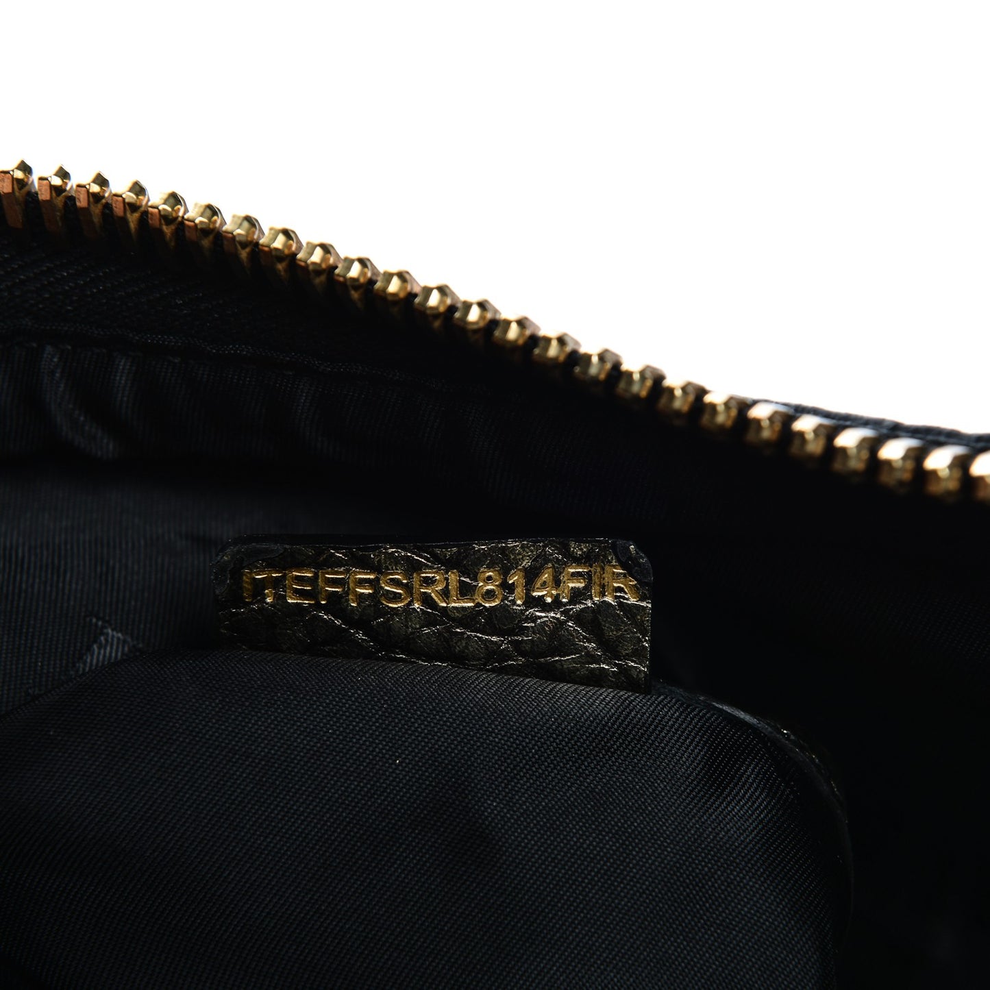 Metallic Grained Calfskin Medium Hobo Gold
