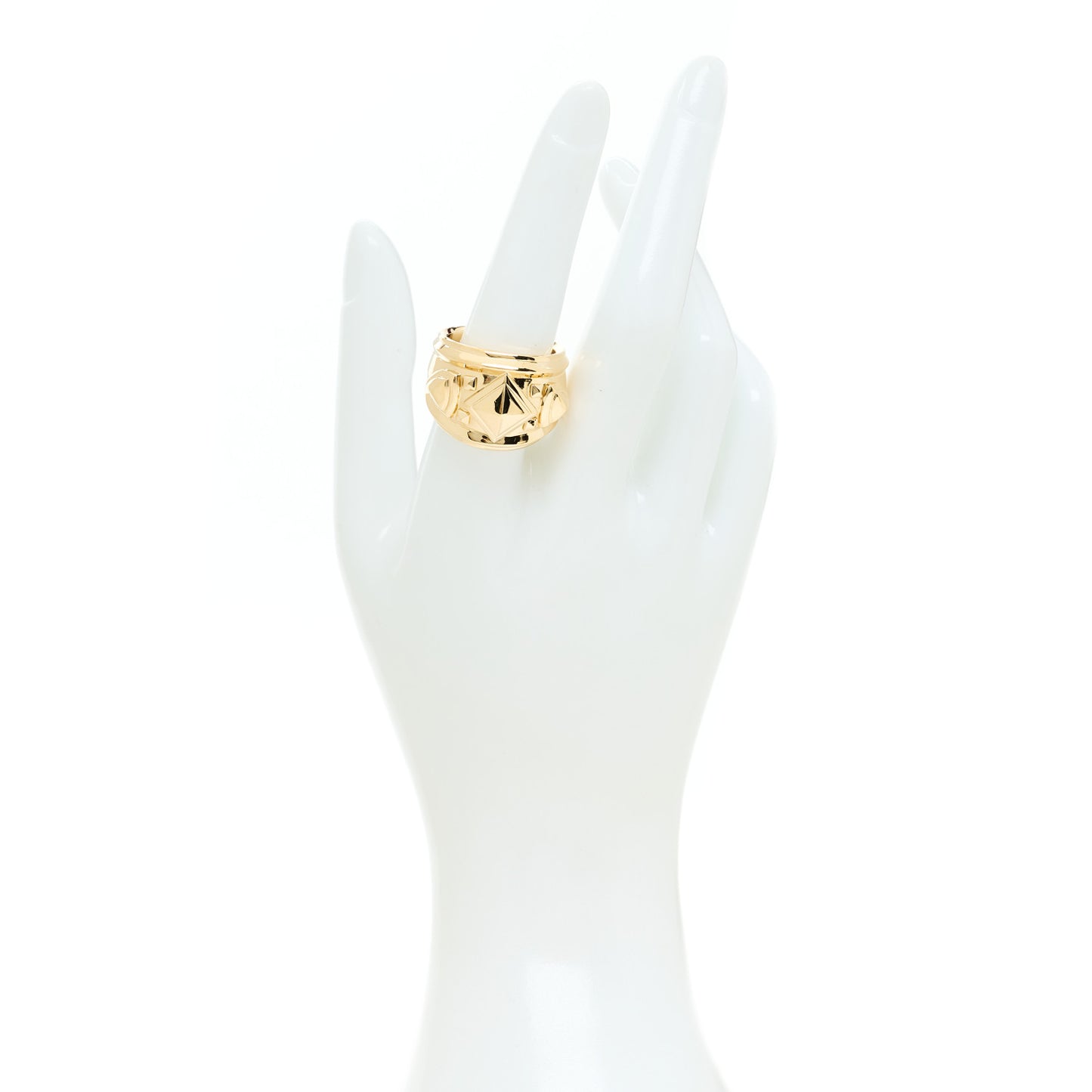 18K Yellow Gold Modern Renaissance Ring 58 8.5