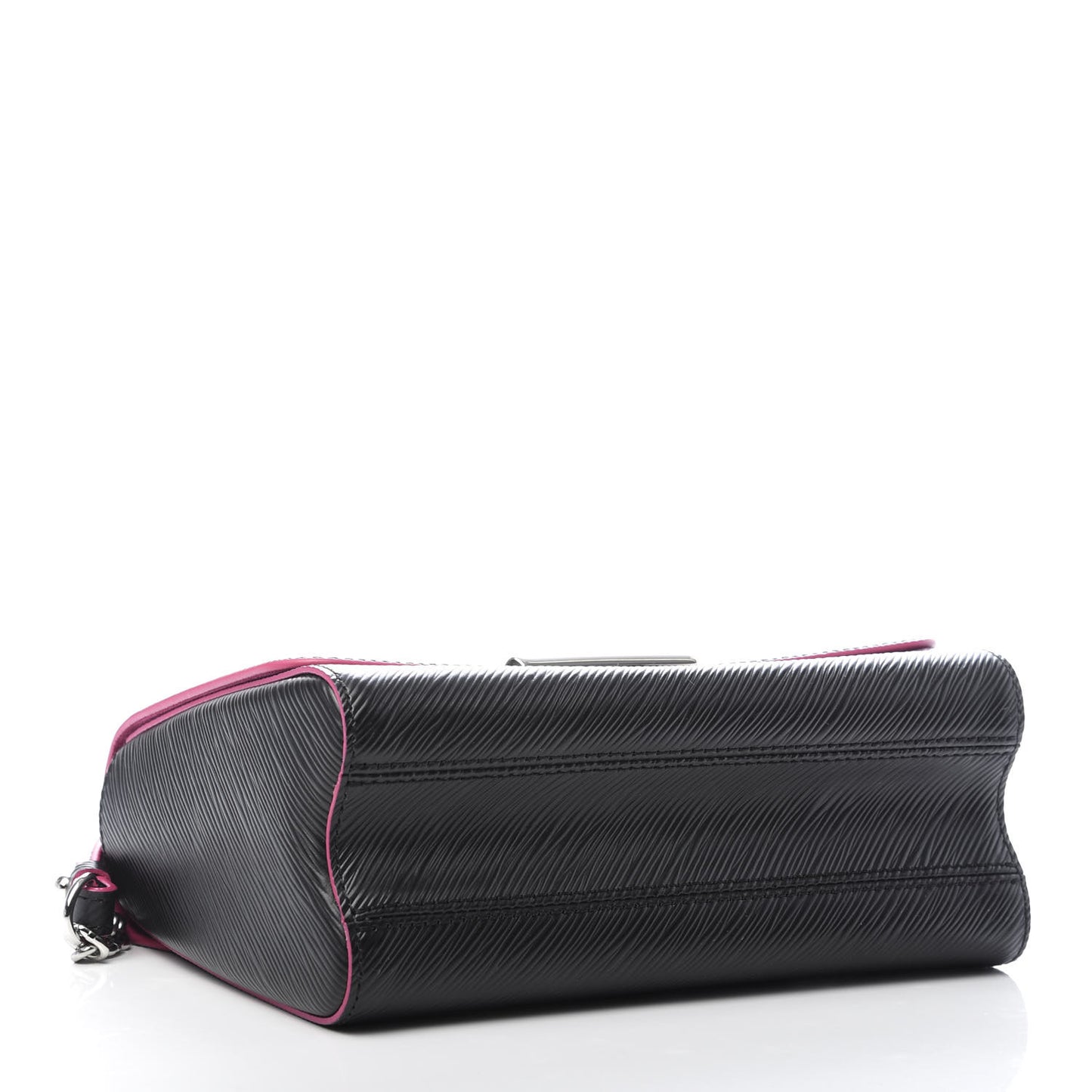Epi Twist Shoulder Bag MM Black Pink