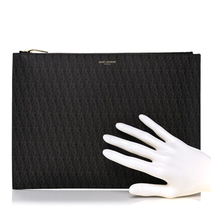 Saint Laurent Toile Classic Monogram iPad Holder 3 of 12