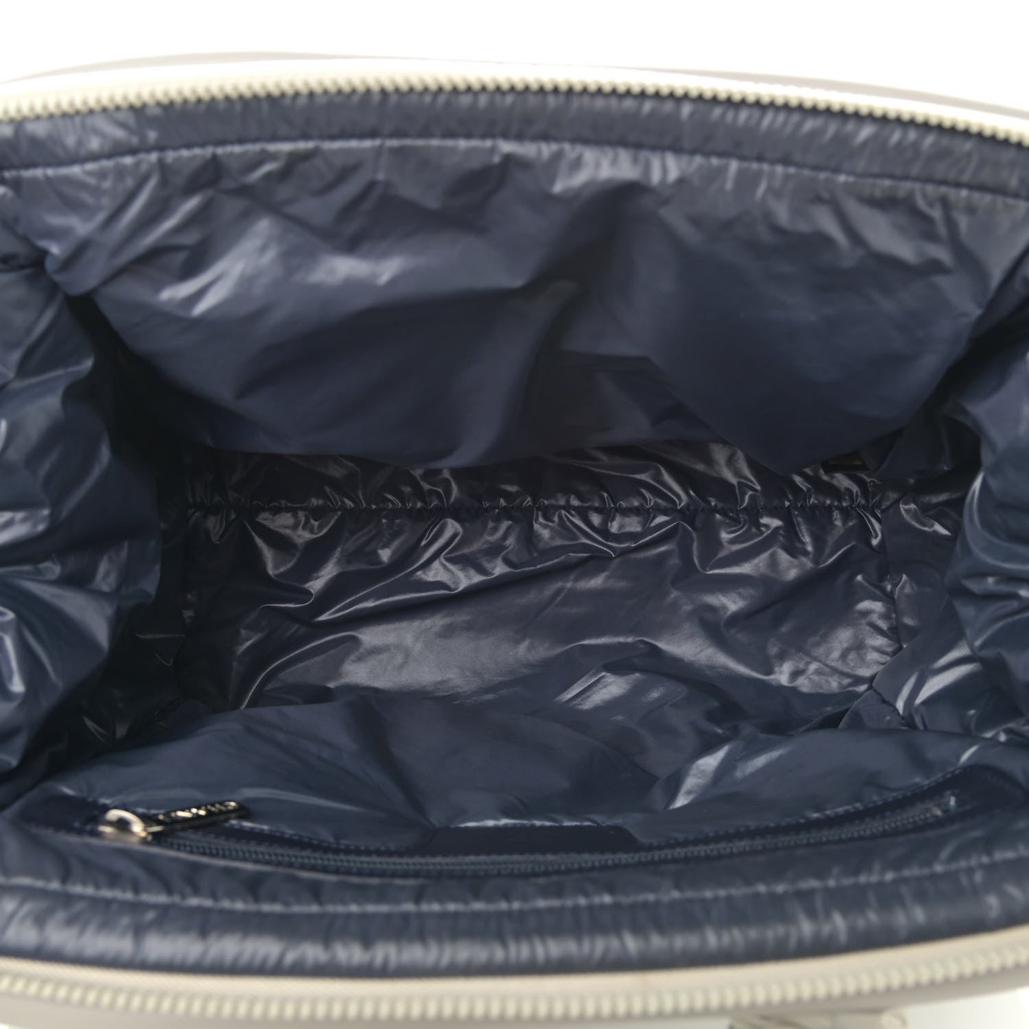 Chanel Nylon Coco Cocoon Bowler White 4 of 13
