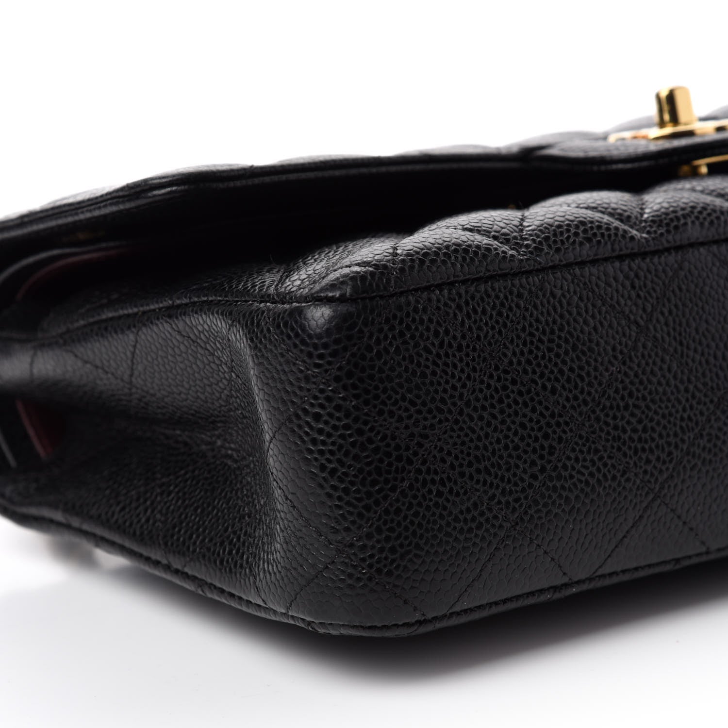 Chanel Caviar Quilted Medium Double Flap Black 7 of 15