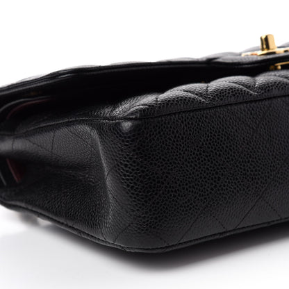 Chanel Caviar Quilted Medium Double Flap Black 7 of 15