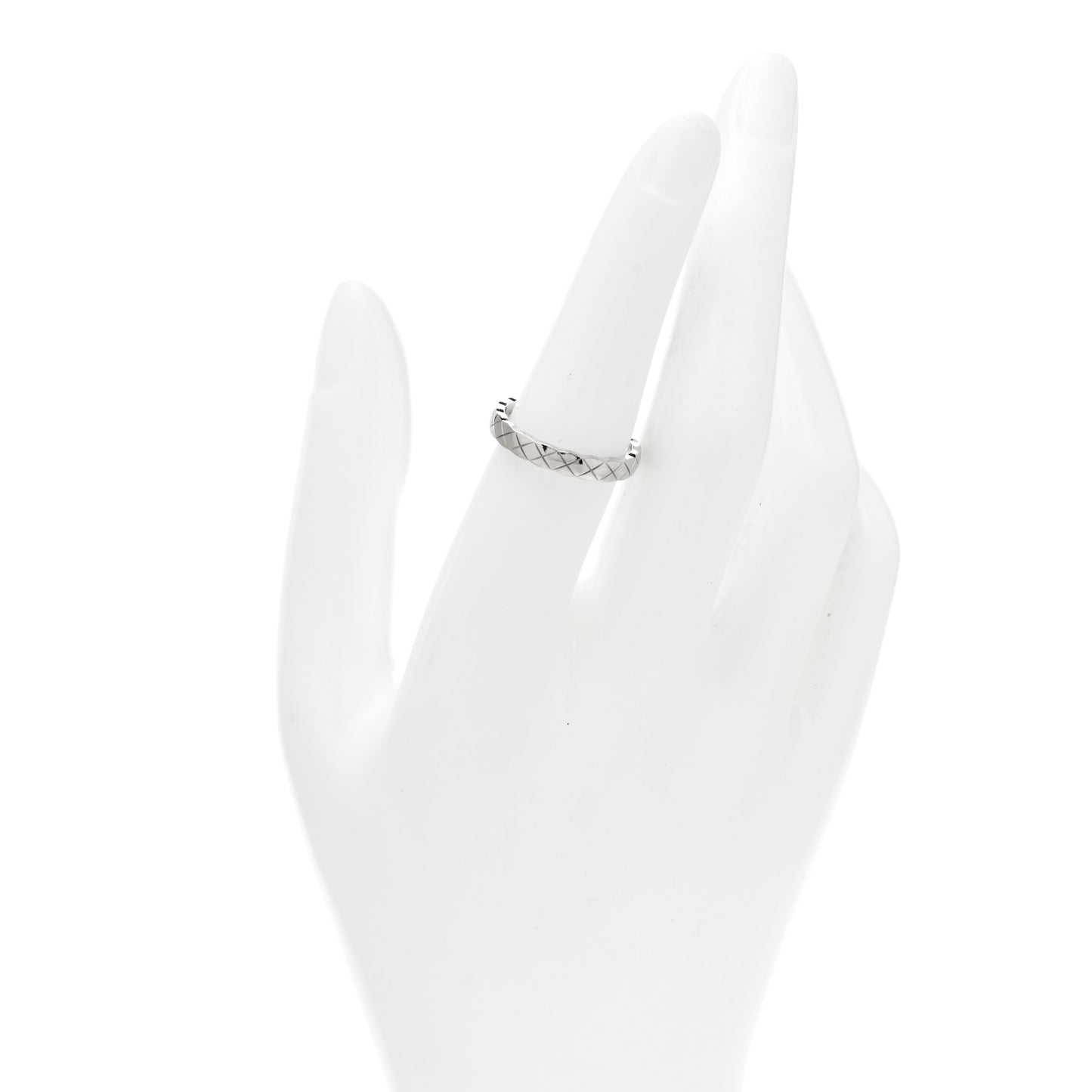 18K White Gold Mini Coco Crush Ring 54 6.75