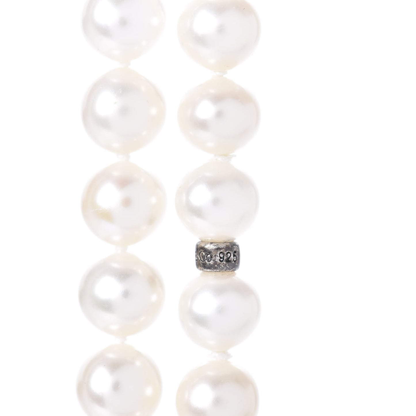 Sterling Silver Pearl 6-7mm Ziegfeld Strand Necklace 80"