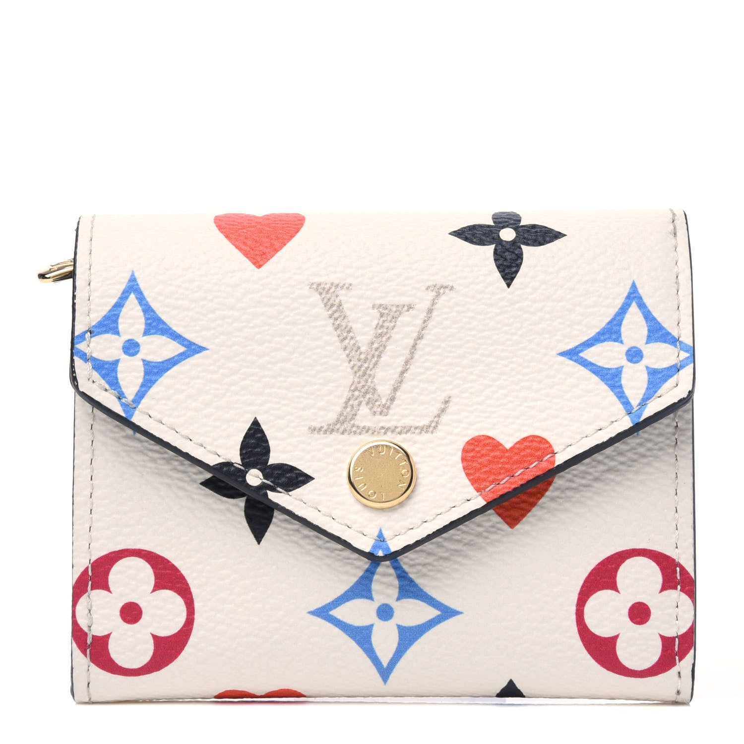 Louis Vuitton Game On Monogram Zoe Wallet White 1 of 3