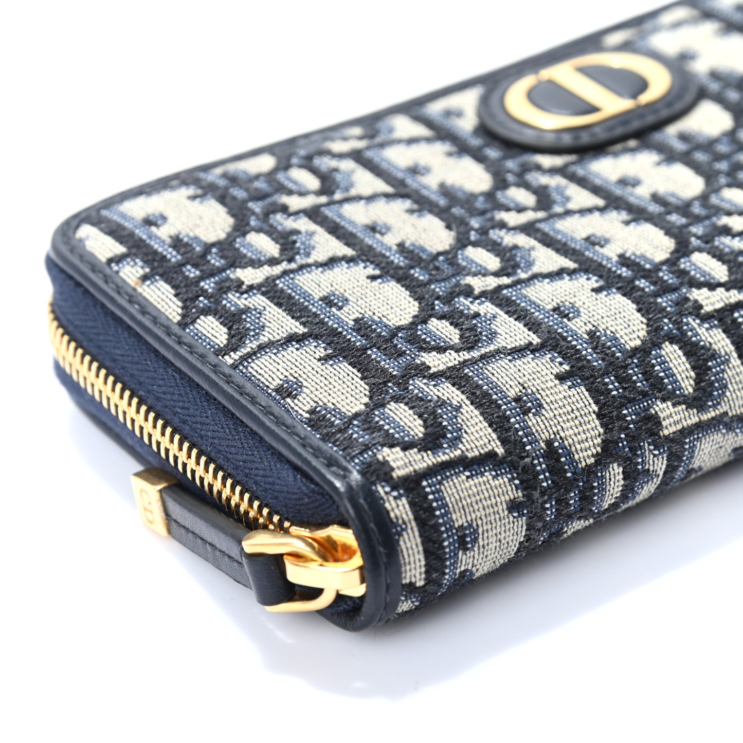 Oblique 30 Montaigne Zip Around Wallet Blue