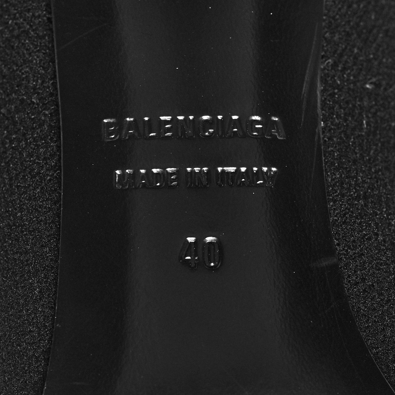Balenciaga Spandex Round Toe Knife Thigh High Boots 40 Black 6 of 6