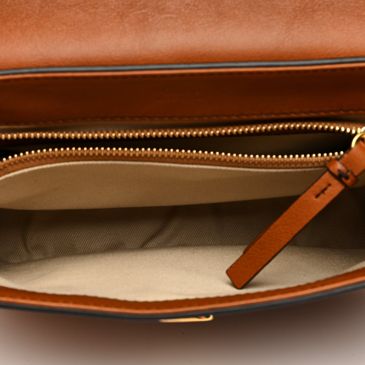 Calfskin Suede Small C Patchwork Double Carry