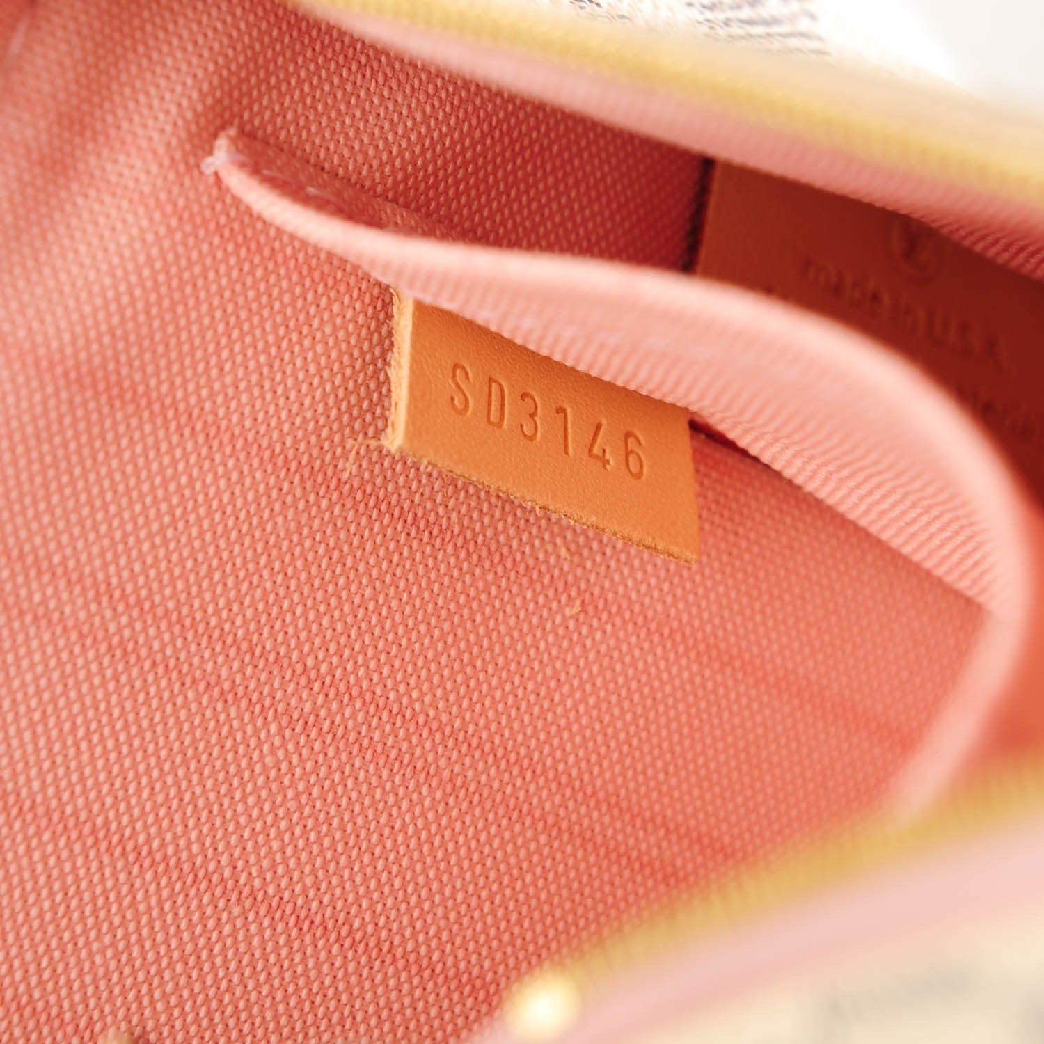 Louis Vuitton Damier Azur Neverfull MM GM Pochette Rose Ballerine 8 of 8