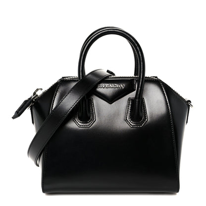 Givenchy Shiny Lord Calfskin Mini Antigona Black 1 of 10