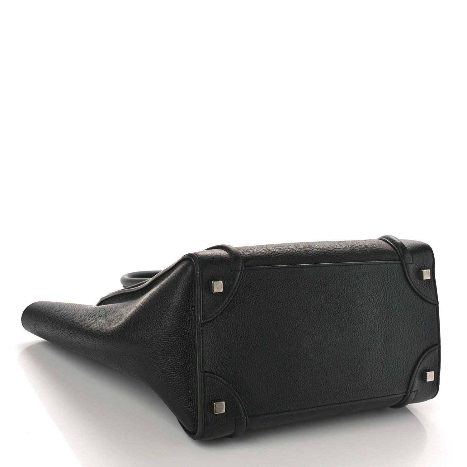 Celine Drummed Calfskin Mini Luggage Black 4 of 11