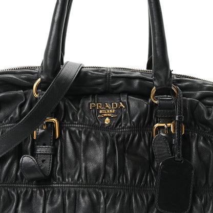 Prada Nappa Gaufre Tote Black 8 of 10