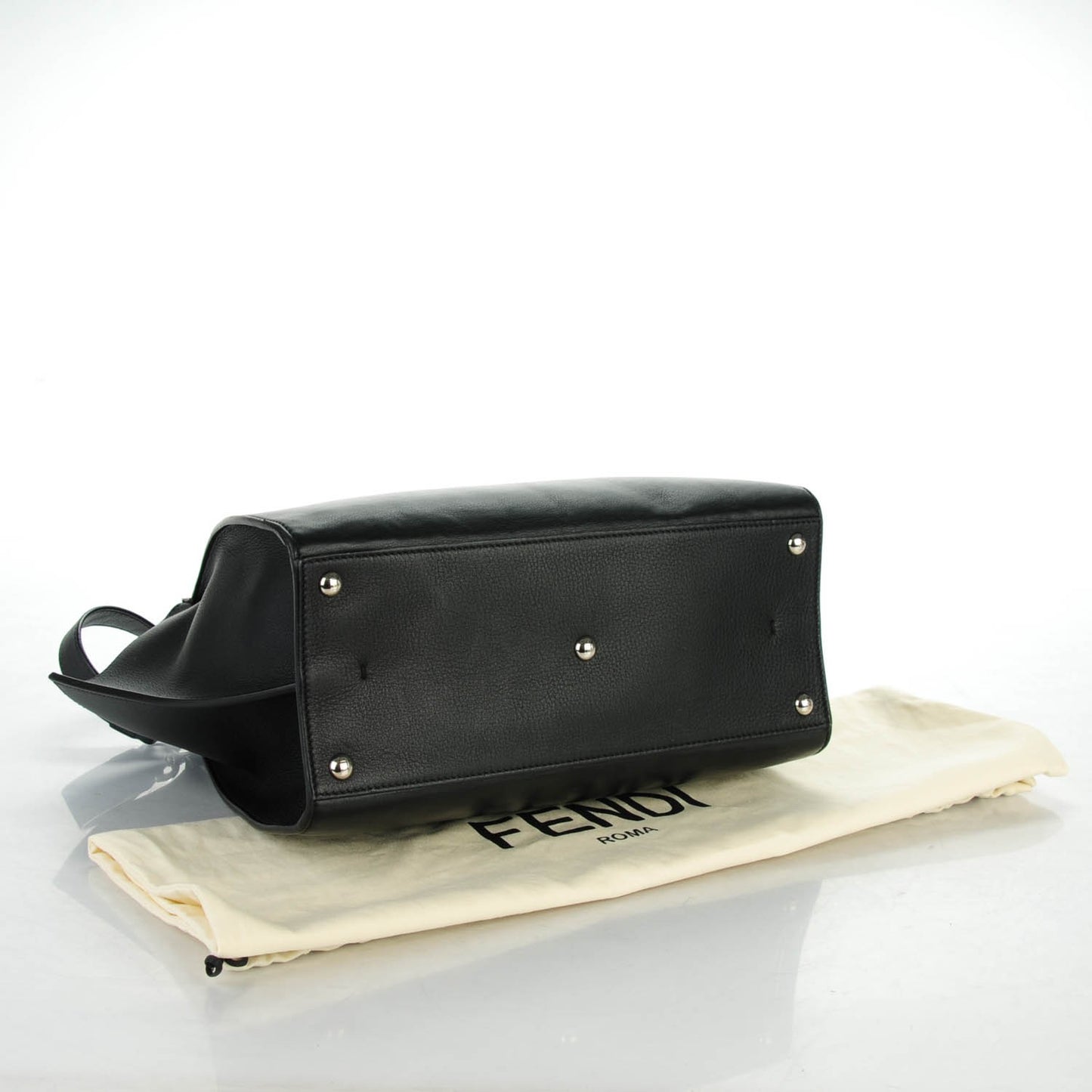 Vitello Dolce Shiny Nappa Petite 3Jours Tote Black