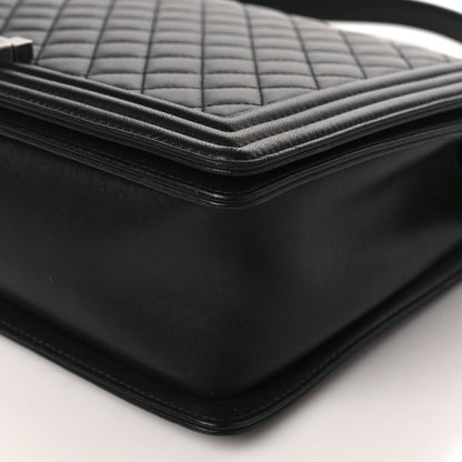 Chanel Lambskin Quilted Large Boy Flap Black 9 of 10