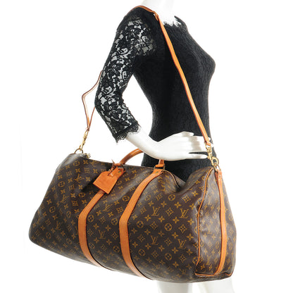 Louis Vuitton Monogram Keepall Bandouliere 55 2 of 7