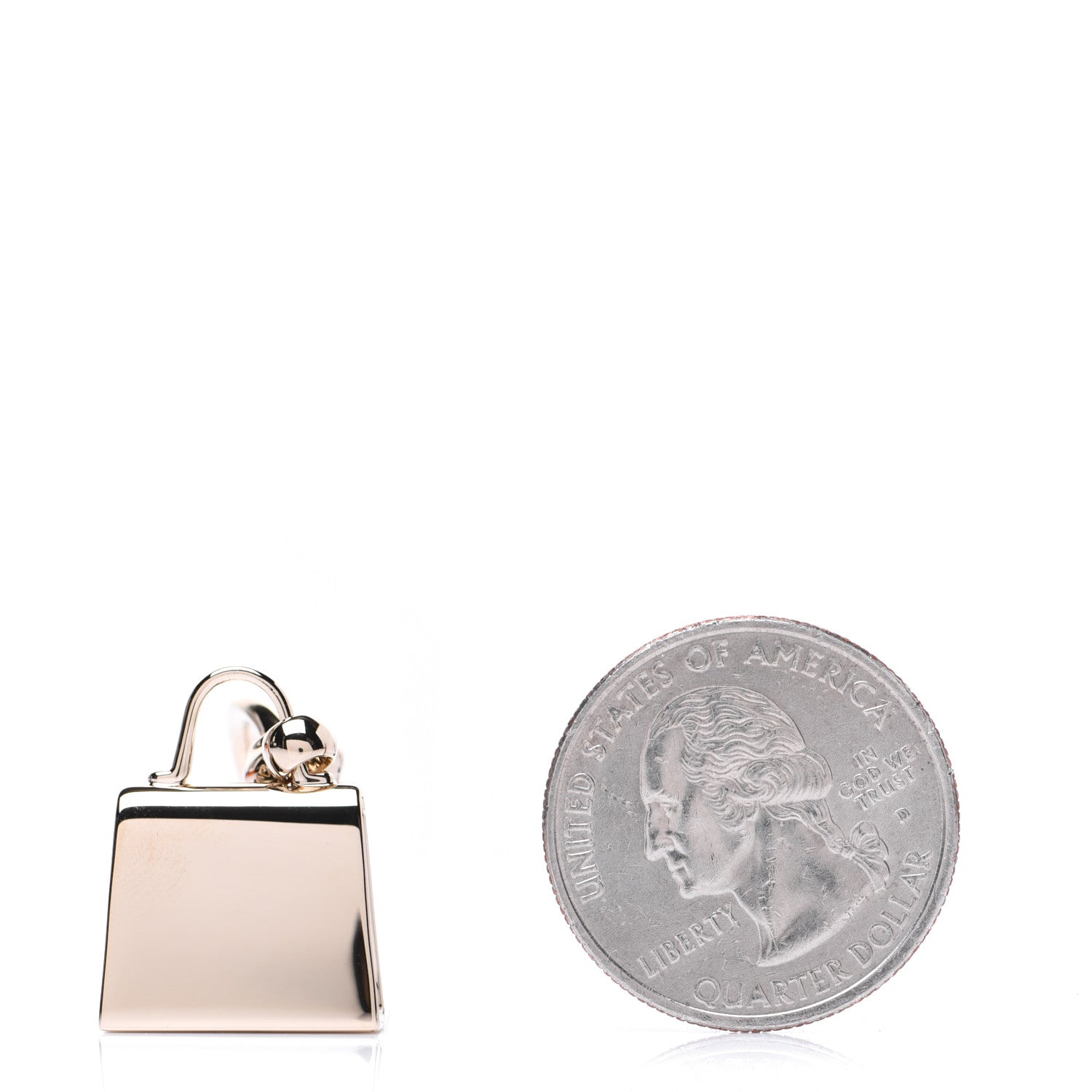 Hermes Permabrass Mini Kelly Twilly Ring 2 of 4