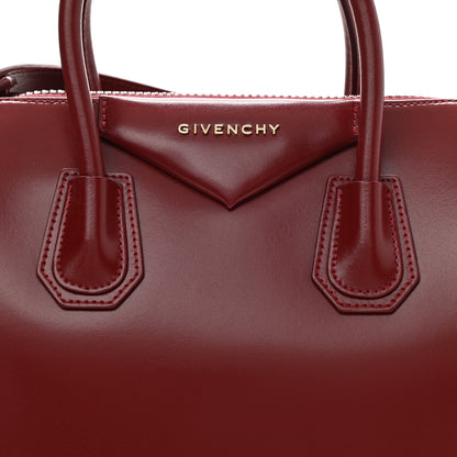 Givenchy Shiny Lord Calfskin Small Antigona Burgundy 7 of 9