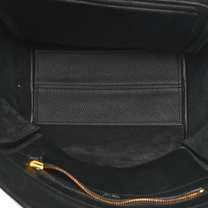 Tom Ford Calfskin Large Hollywood T Twist Tote Black 5 of 10
