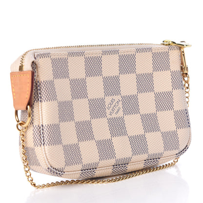 Louis Vuitton Damier Azur Mini Pochette Accessories 3 of 10