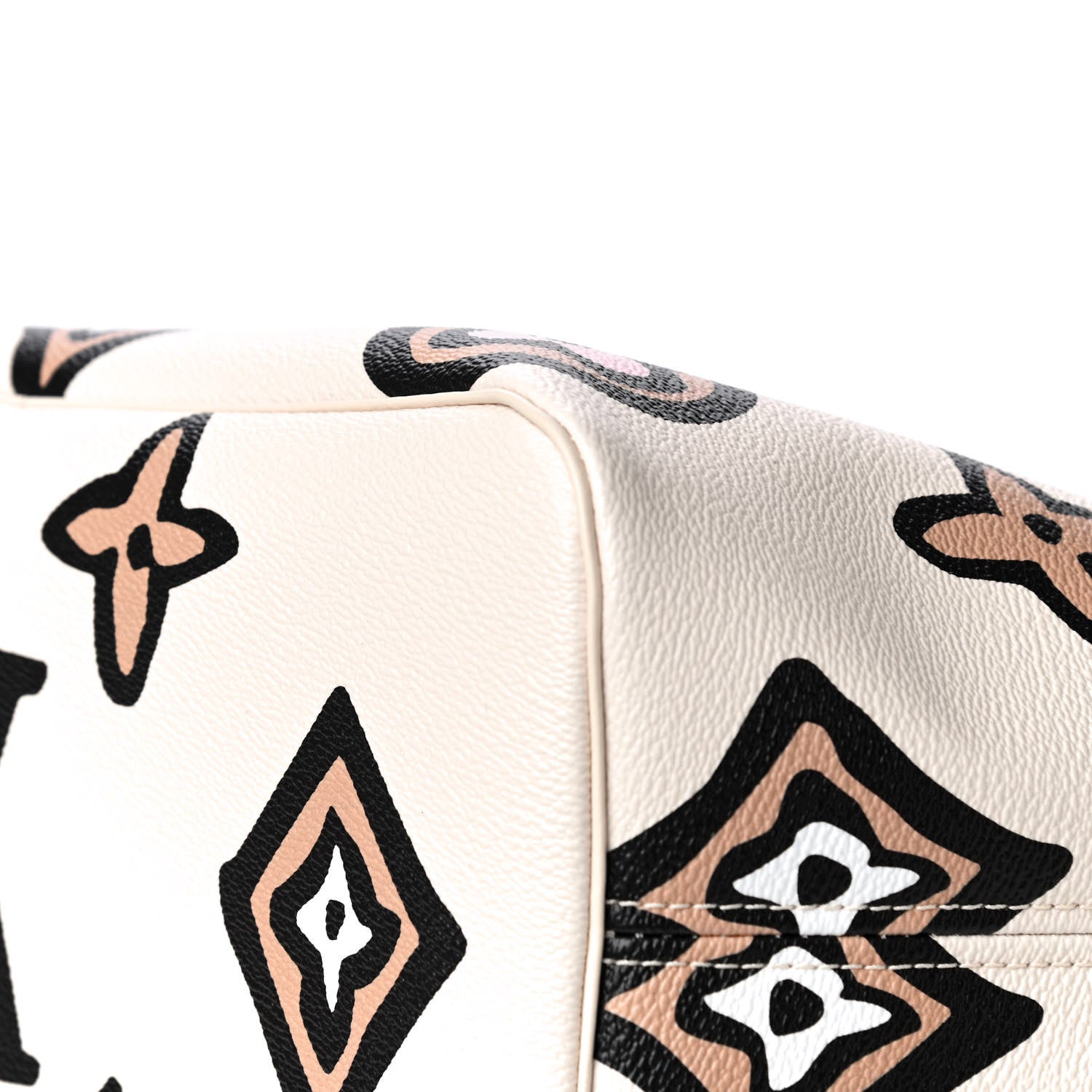 Louis Vuitton Monogram Giant Wild At Heart Neverfull MM Creme 10 of 11