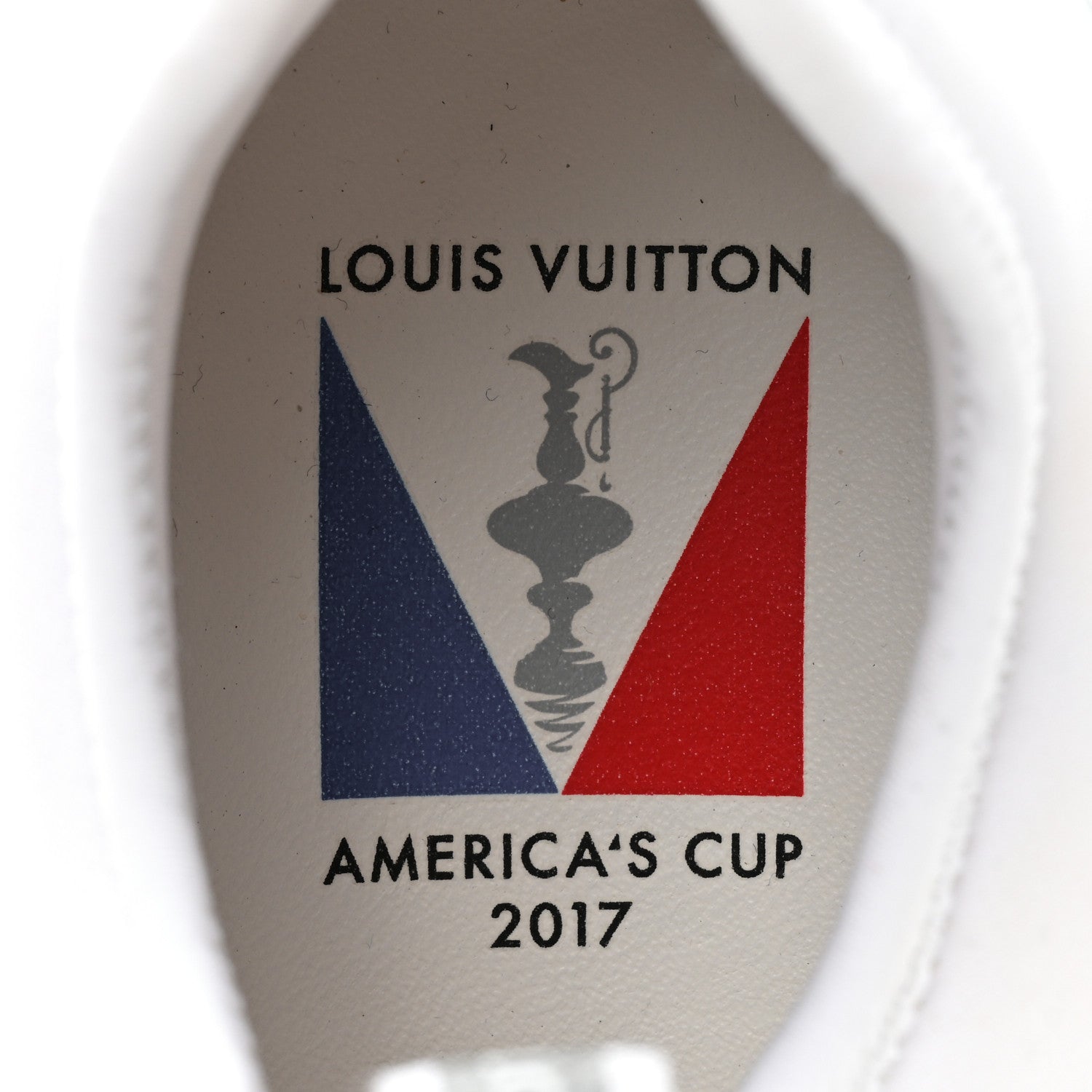 Louis Vuitton Neoprene Mesh Rubber America's Cup Fastlane Low Sneaker 37 White 8 of 15