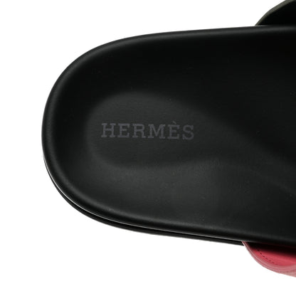 Hermes Suede Goatskin Womens Chypre Sandals 38 Toundra Rose Du Desert 7 of 9
