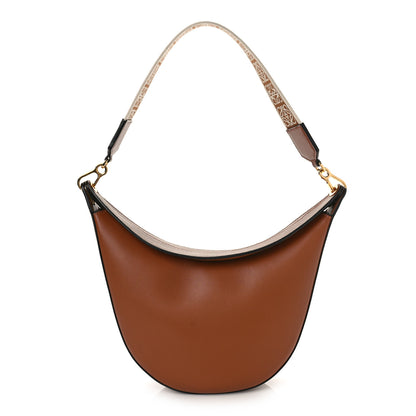 Loewe Satin Calfskin Jacquard Luna Bag Pecan 1 of 8