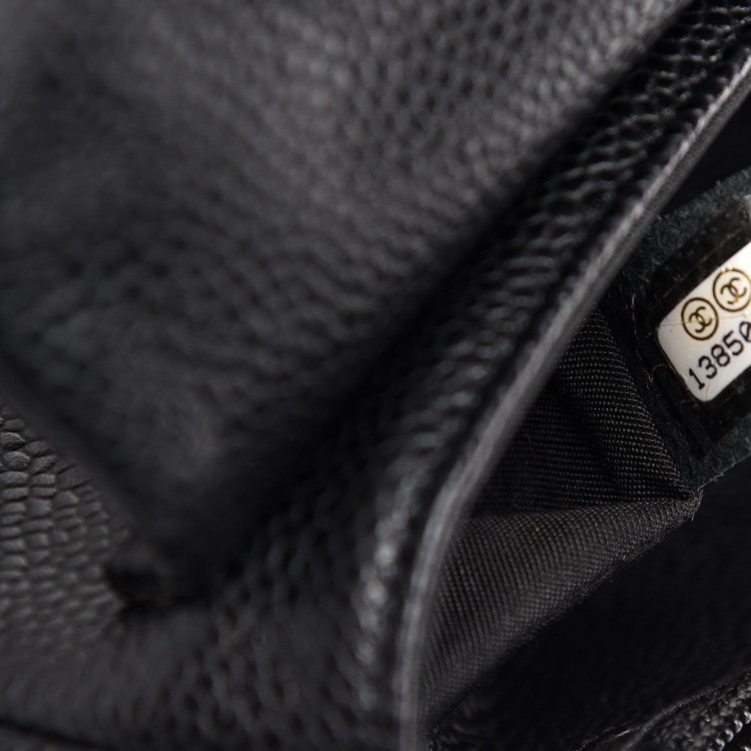 Chanel Caviar Half Moon Wallet On Chain WOC Black 7 of 11