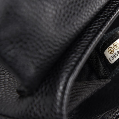 Chanel Caviar Half Moon Wallet On Chain WOC Black 7 of 11