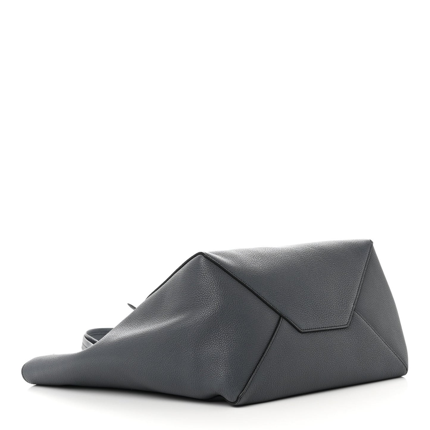 Soft Grained Calfskin Small Belt Cabas Phantom Slate