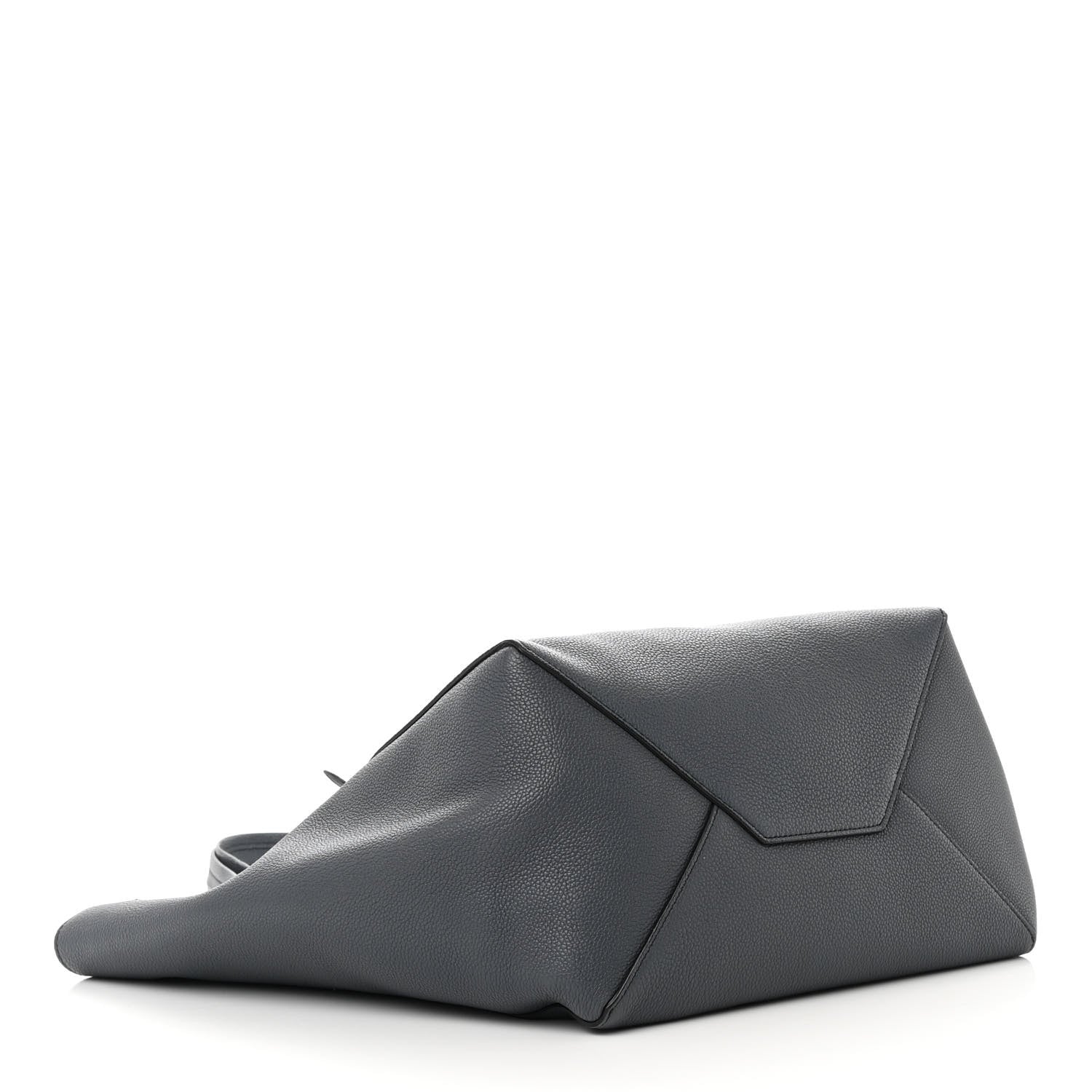 Celine Soft Grained Calfskin Small Belt Cabas Phantom Slate 4 of 12