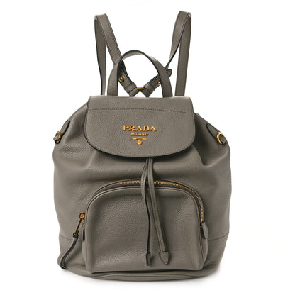Prada Vitello Daino Backpack Argilla 1 of 7