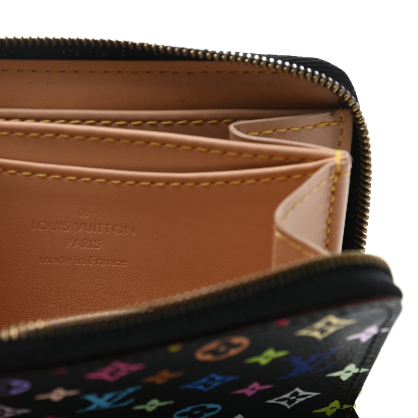 Monogram Multicolor Zippy Coin Purse Black