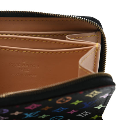 Louis Vuitton Monogram Multicolor Zippy Coin Purse Black 6 of 7