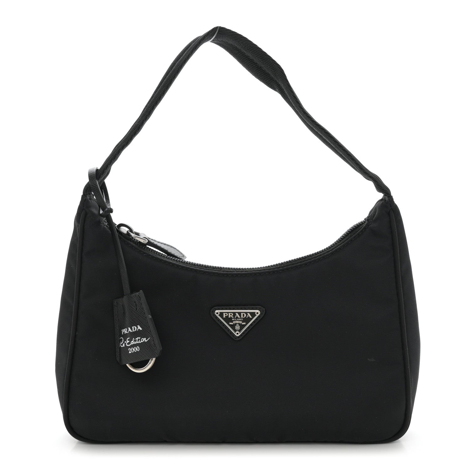 Prada Tessuto Nylon Mini Re-Edition 2000 Bag Black 1 of 12