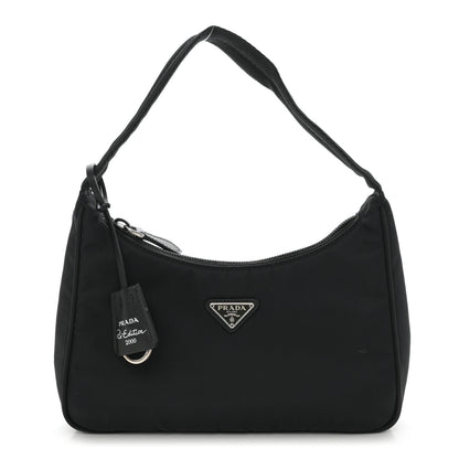 Prada Tessuto Nylon Mini Re-Edition 2000 Bag Black 1 of 12