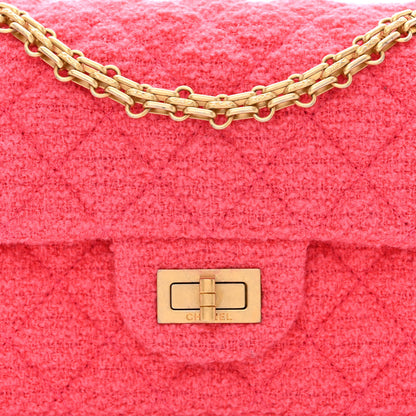 Chanel Tweed Quilted 2.55 Reissue Mini Flap Pink 8 of 10