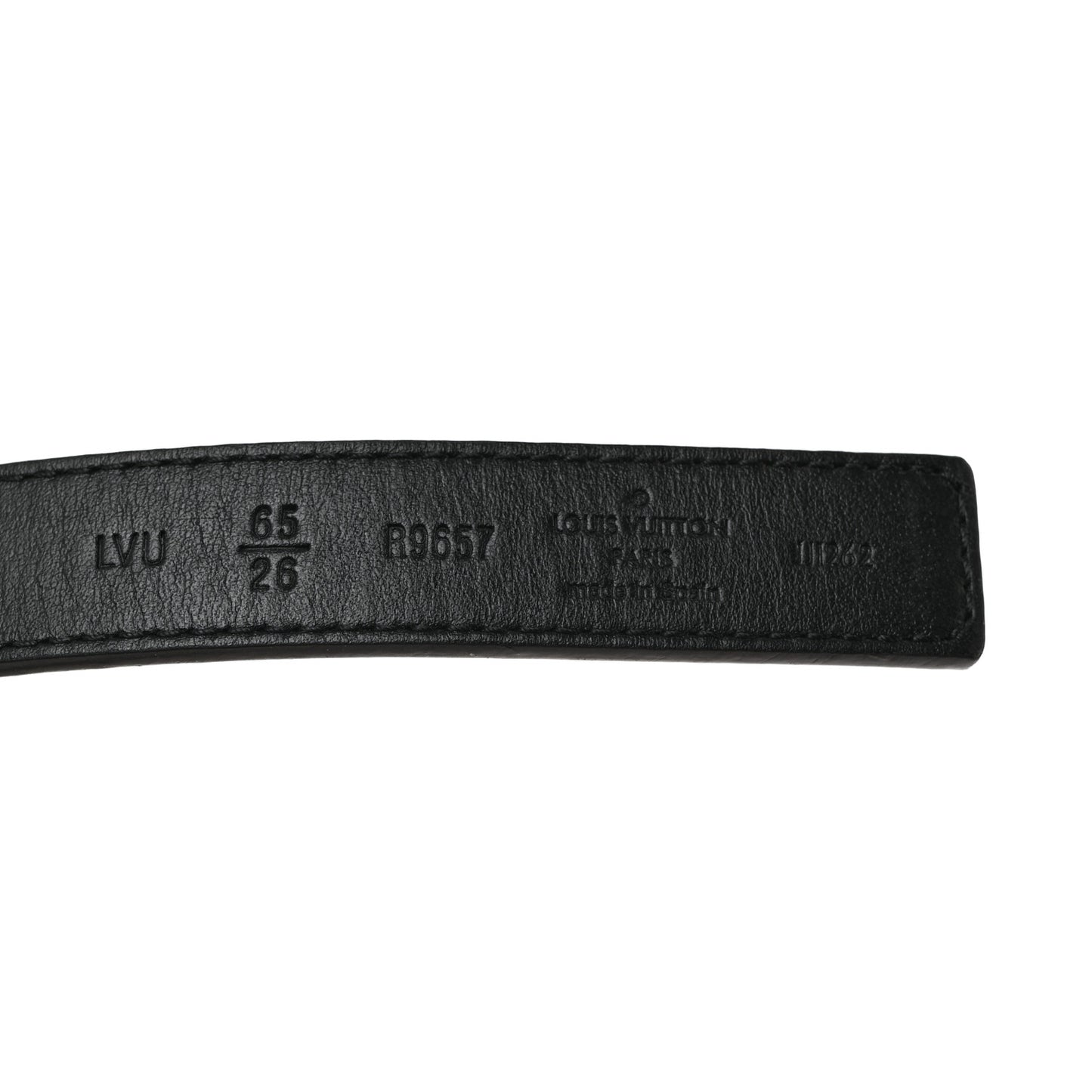 Calfskin Monogram 20mm LV Iconic Reversible Belt 65 26 Black