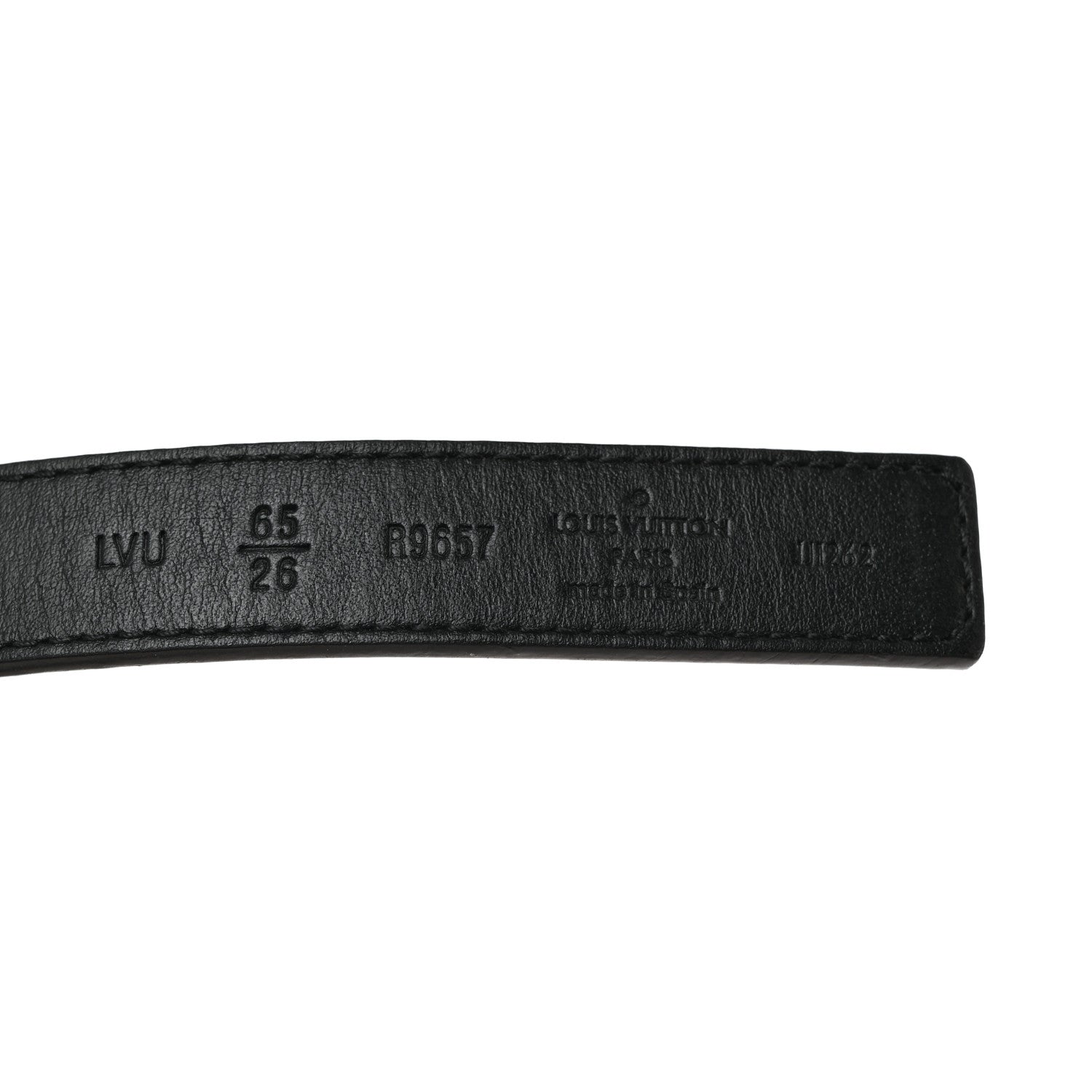 Louis Vuitton Calfskin Monogram 20mm LV Iconic Reversible Belt 65 26 Black 7 of 8