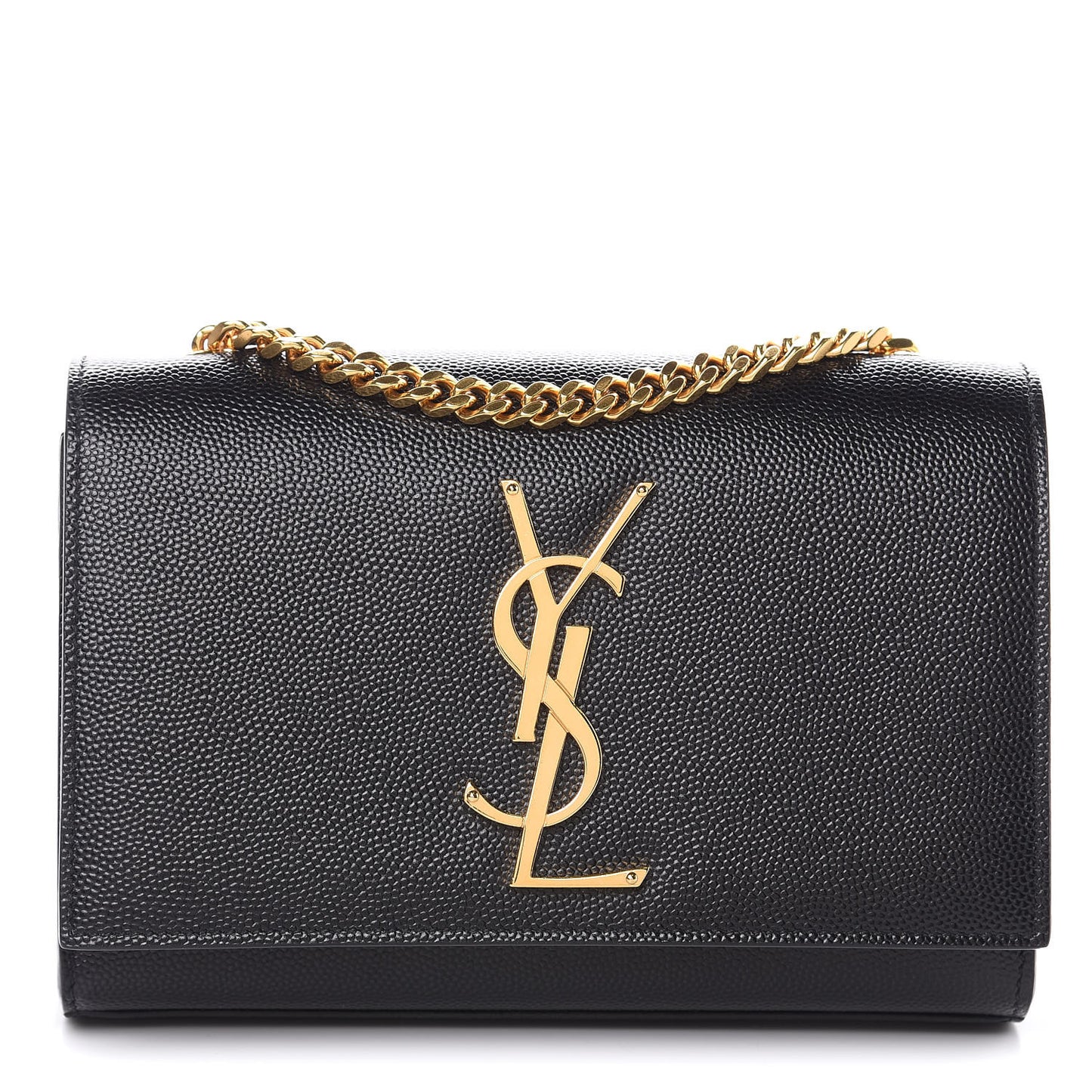 Grain De Poudre Small Monogram Kate Satchel Black